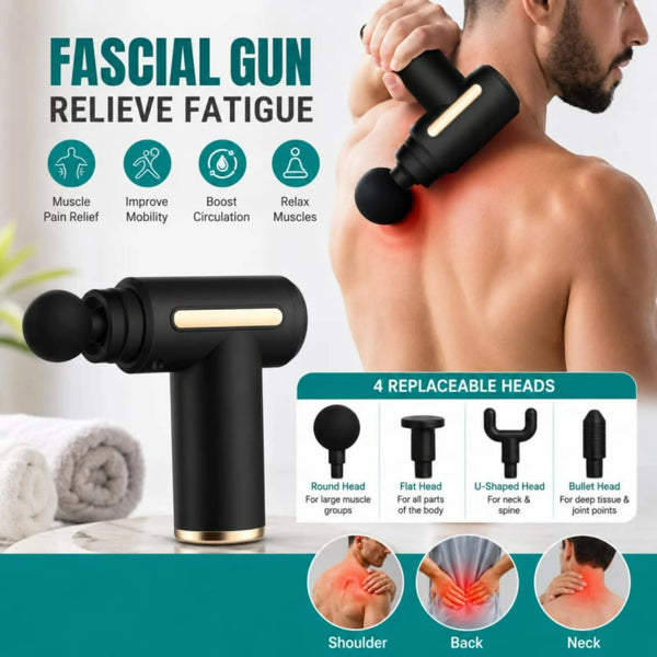 4-in-1 Gun Massager With 5 Speed Modes