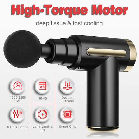 4-in-1 Gun Massager With 5 Speed Modes