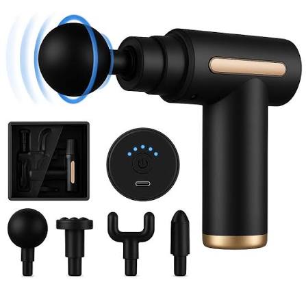4-in-1 Gun Massager With 5 Speed Modes