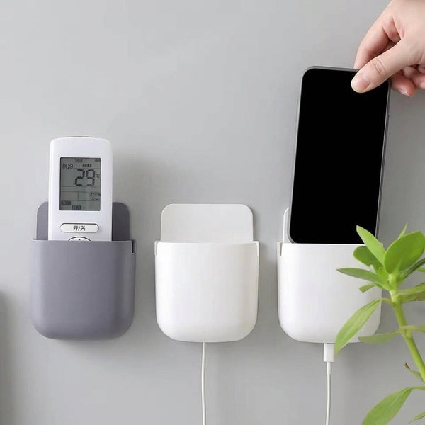 Self-Adhesive Wall Mounted Storage Pocket – No-Drill Organizer Holder
