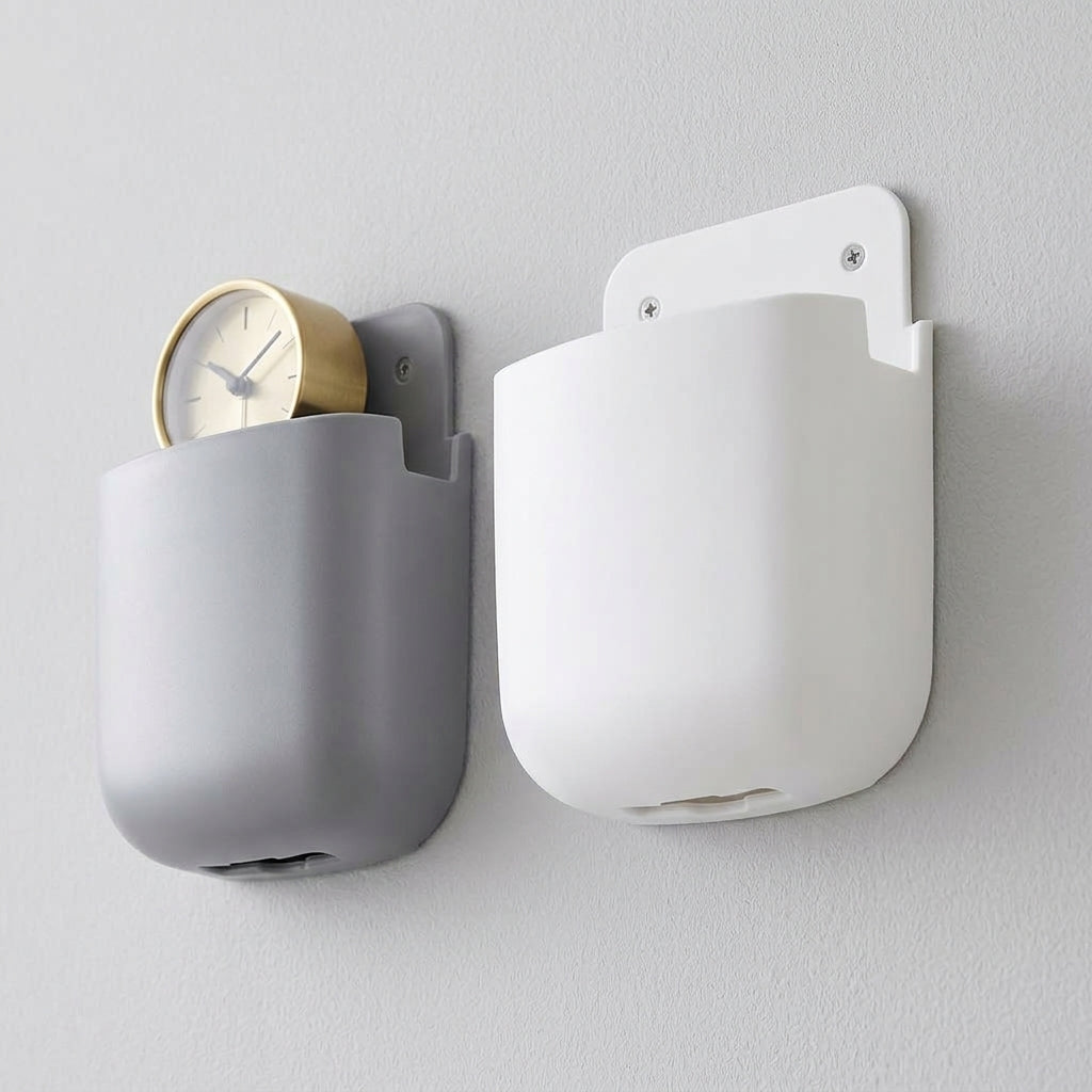 Self-Adhesive Wall Mounted Storage Pocket – No-Drill Organizer Holder