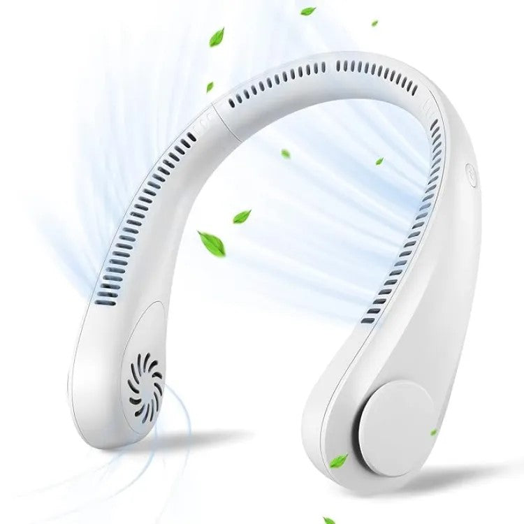 USB Rechargeable Neck Fan | 3 Modes Fan Speed | 360 Rotation