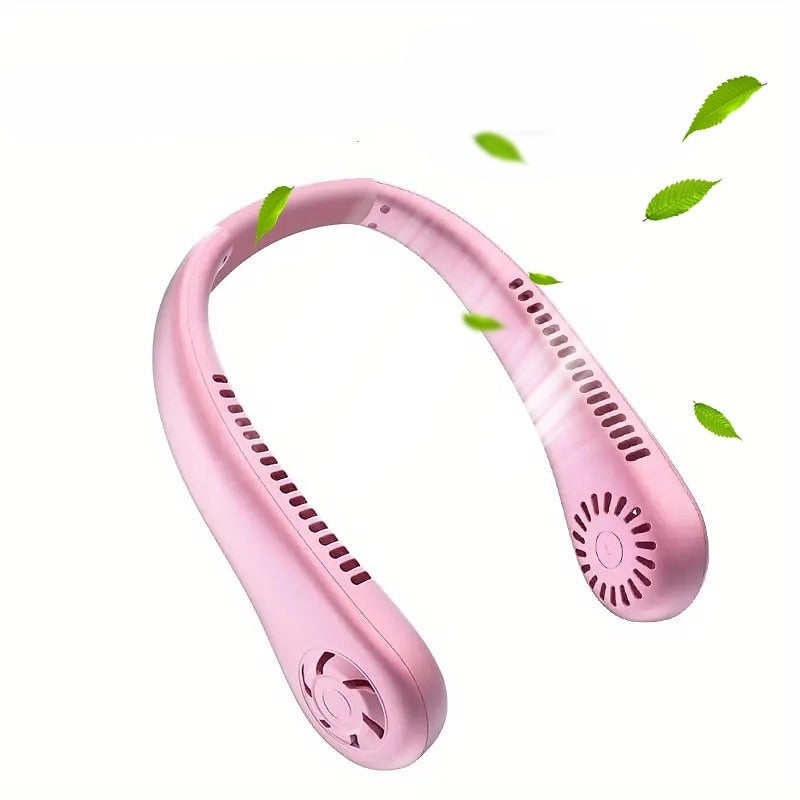 USB Rechargeable Neck Fan | 3 Modes Fan Speed | 360 Rotation